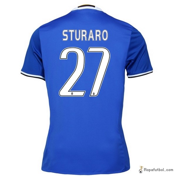 Camiseta Juventus Replica Segunda Ropa Sturaro 2016/17 Azul